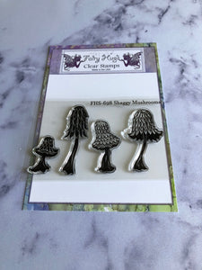 Fairy Hugs Stamps - Shaggy Mushrooms