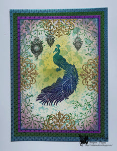 Fairy Hugs Stamps - Peacock