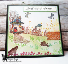 Load image into Gallery viewer, Fairy Hugs Stamps - Little Mushroom House
