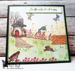 Fairy Hugs Stamps - Little Mushroom House